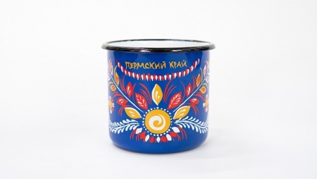 Кружки эмалированные с Обвинской росписью